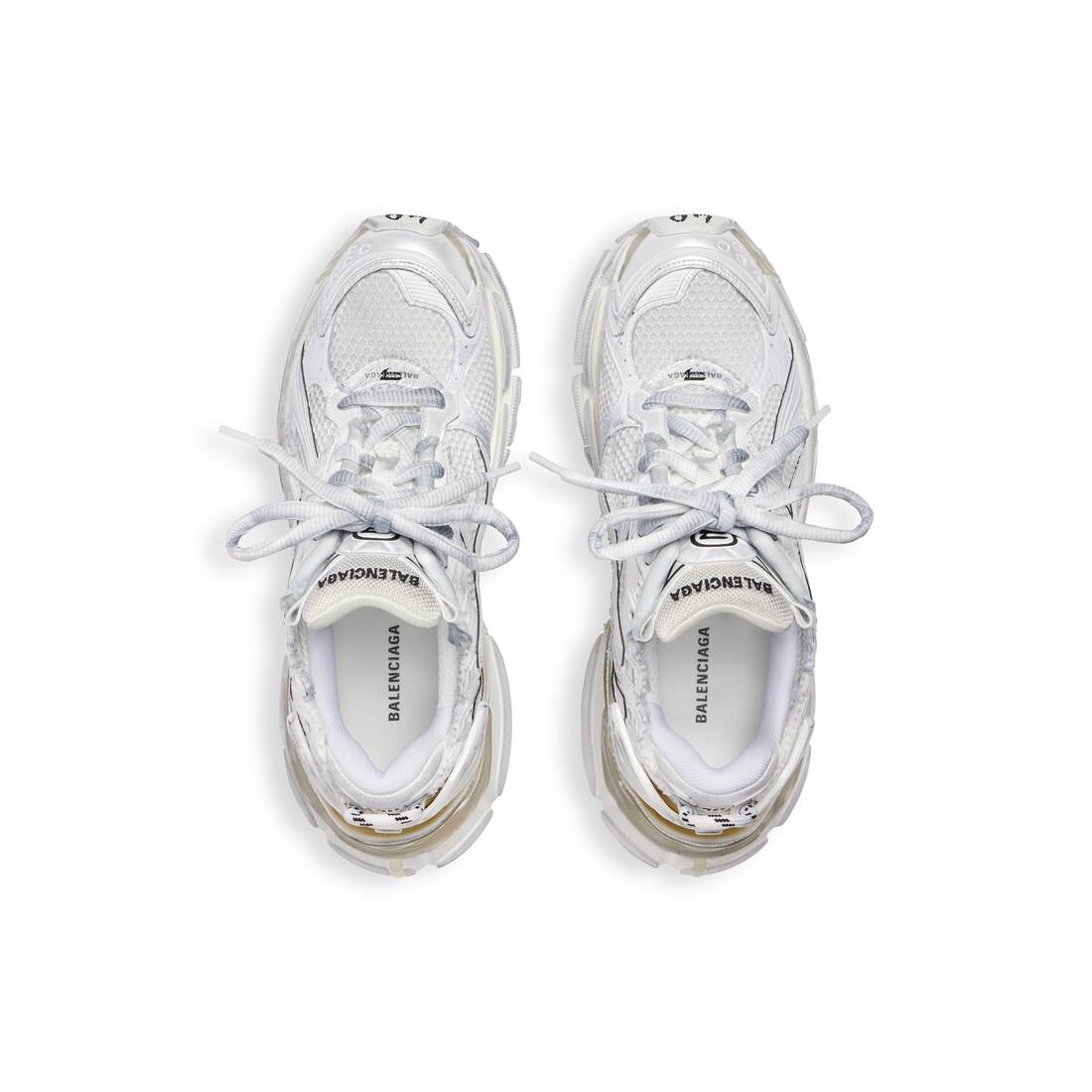 Men’s Runner Sneaker in White - Image 6